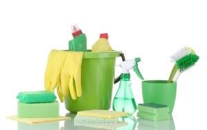 Cleaning,Products,Isolated,On,White